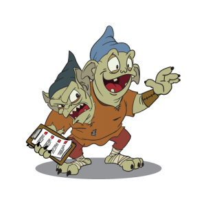 two-headed goblin monster